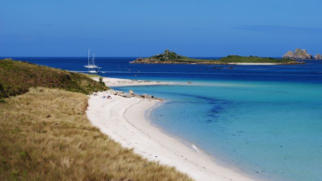 Weer op  Tresco in juli