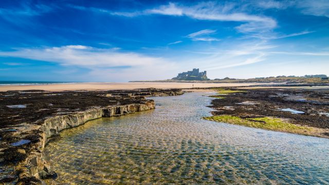 Weer in  Northumberland in april