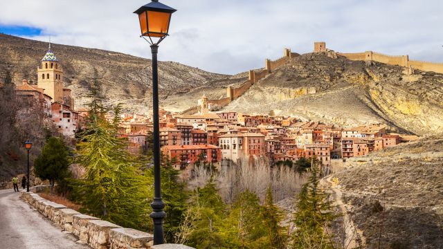 Weer in  Albarracín in februari