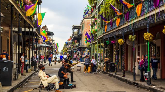 Weer in  New Orleans in juni