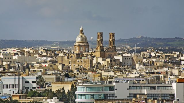 Weer in  Ħamrun in februari