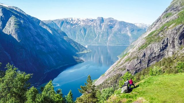 Weer in  Eidfjord in februari