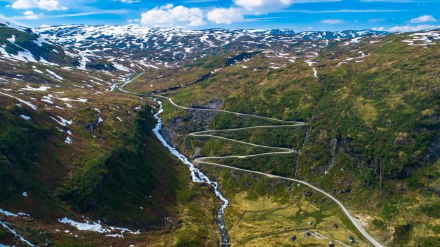 Weer in  Myrkdalen in juli