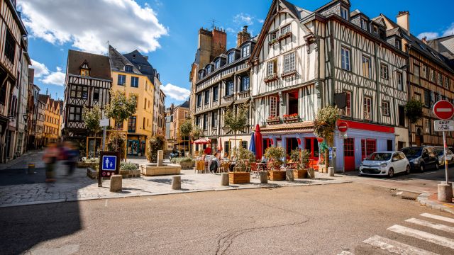 Het klimaat van Rouen en de beste reistijd