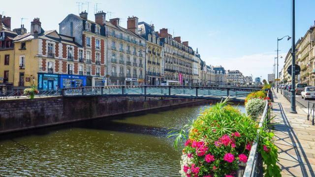 Weer in  Rennes in januari