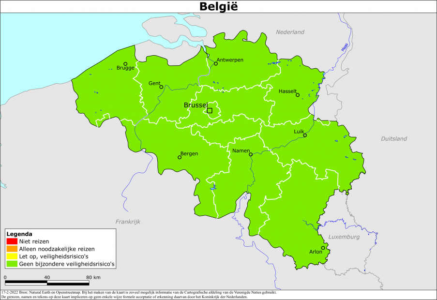 Reisadvies voor België