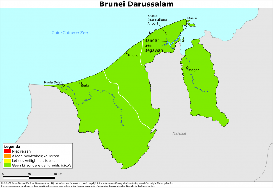 Reisadvies voor Brunei