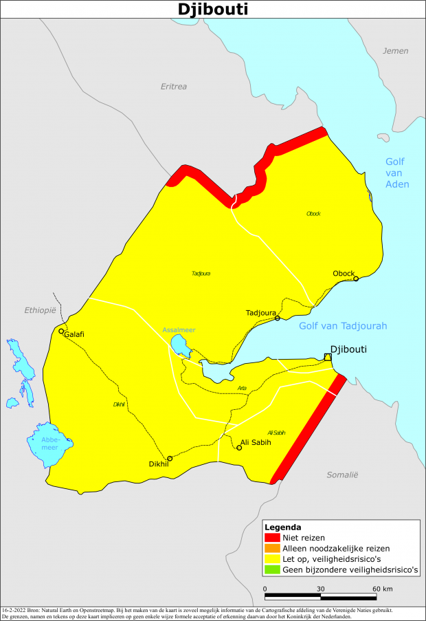 Reisadvies voor Djibouti