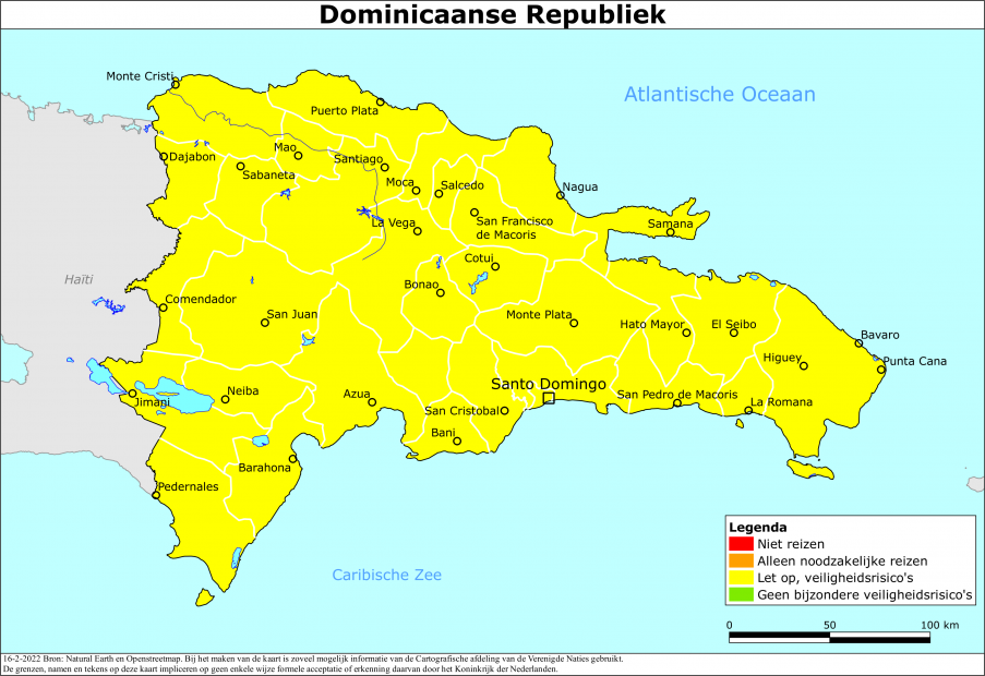 Reisadvies voor Dominicaanse Republiek