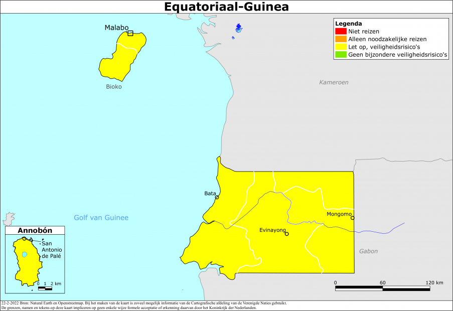 Reisadvies voor Equatoriaal-Guinea