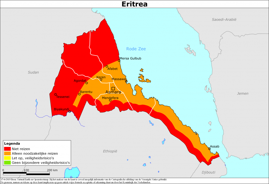 Reisadvies voor Eritrea