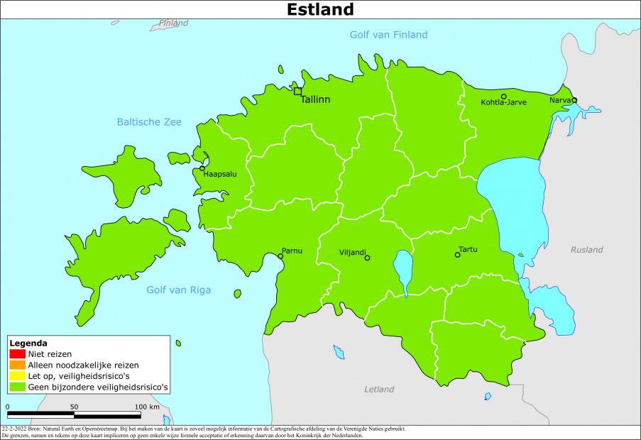 Reisadvies voor Estland