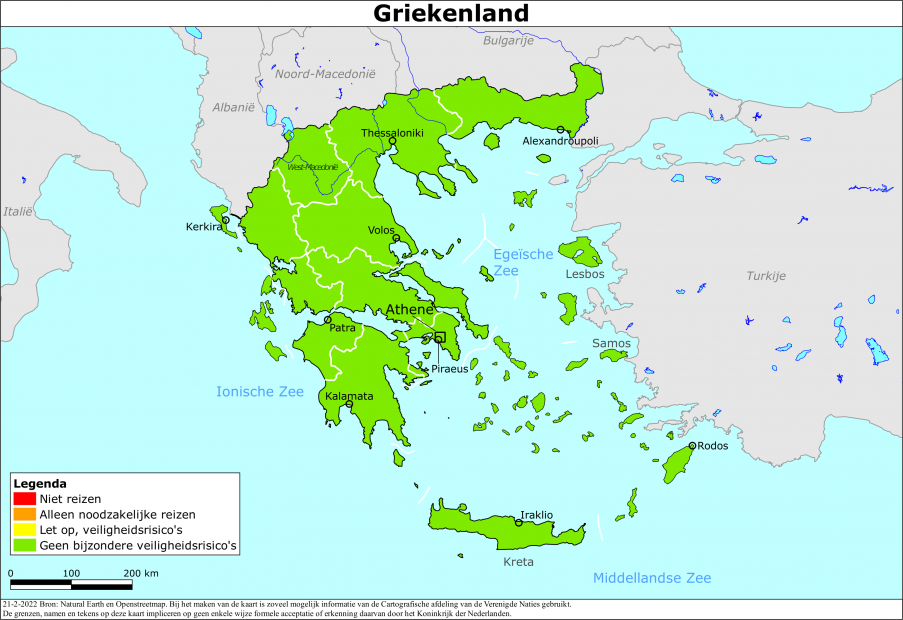 Reisadvies voor Griekenland