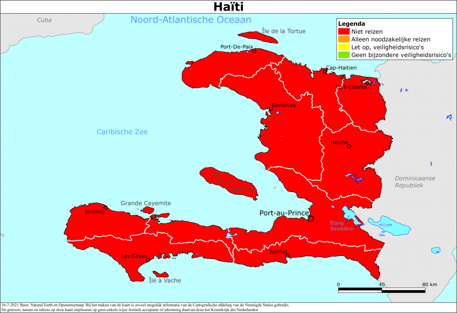 Reisadvies voor Haïti