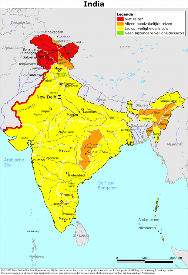 Reisadvies voor India
