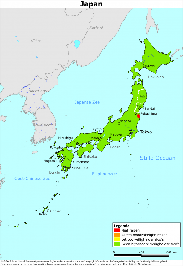 Reisadvies voor Japan