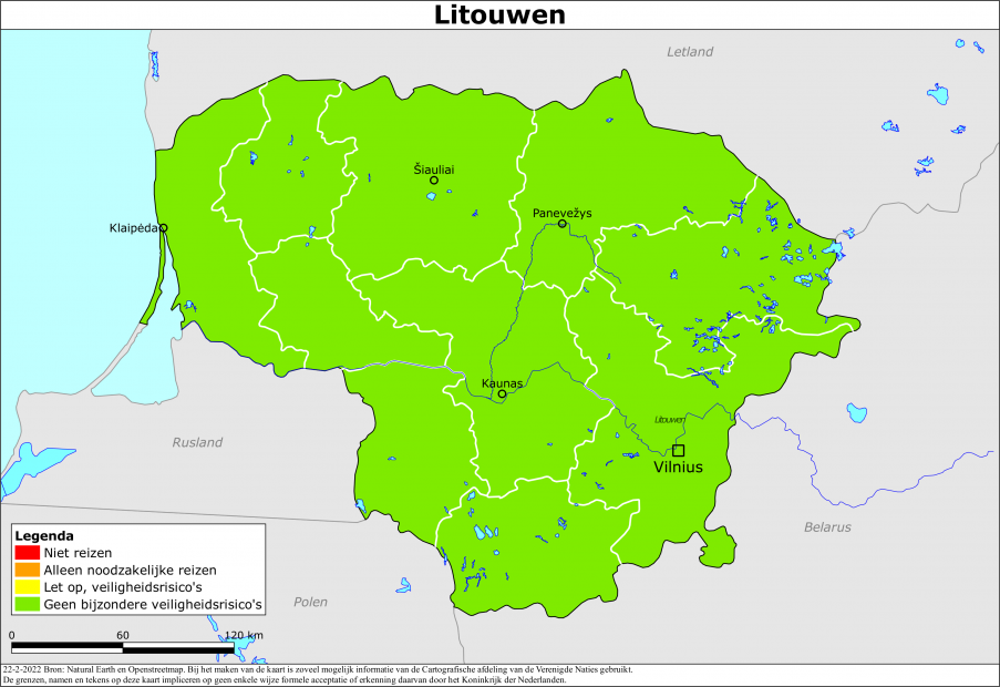 Reisadvies voor Litouwen