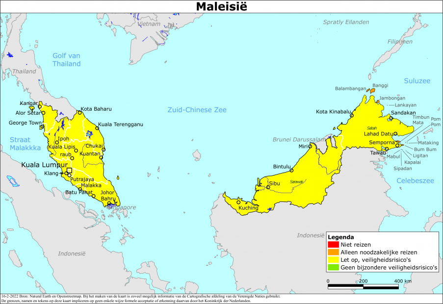 Reisadvies voor Maleisië