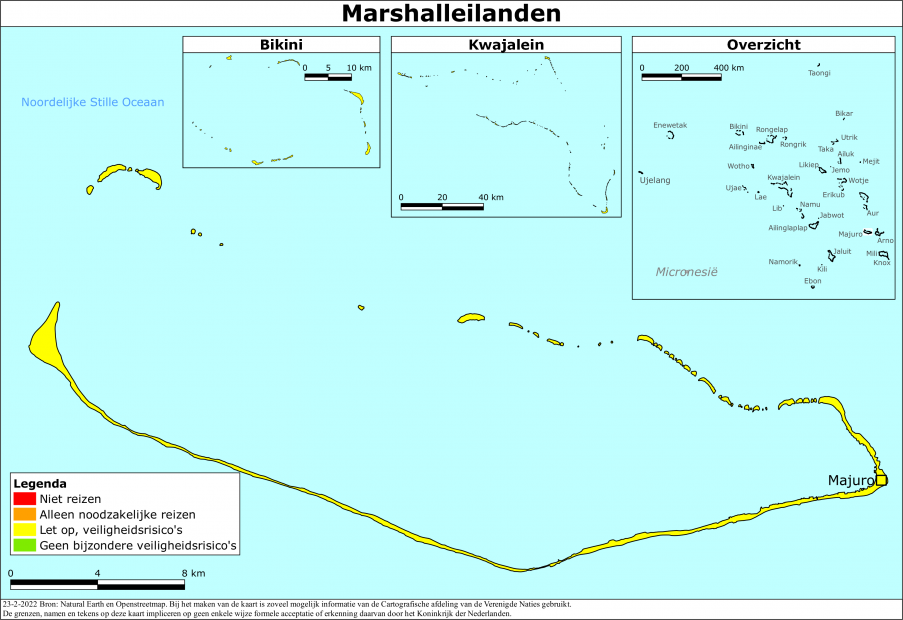 Reisadvies voor Marshalleilanden