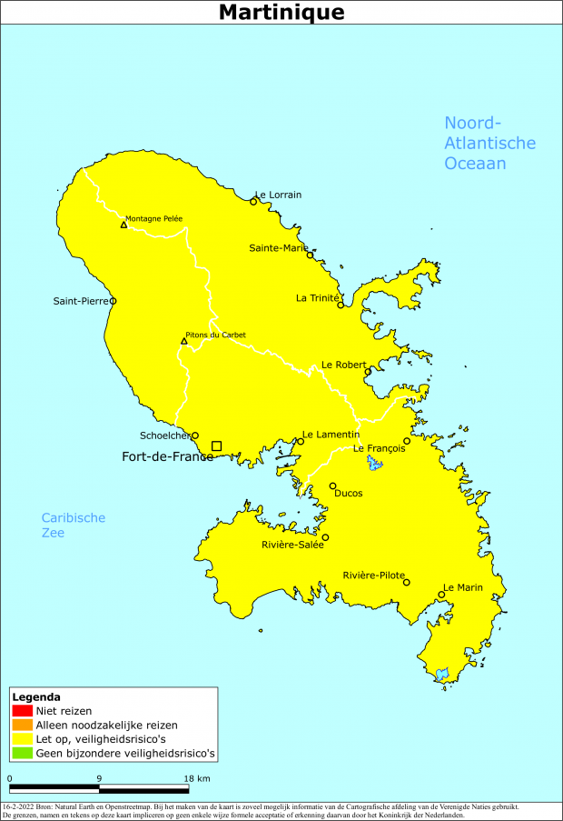 Reisadvies voor Martinique
