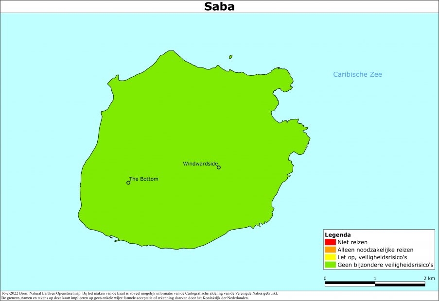Reisadvies voor Saba