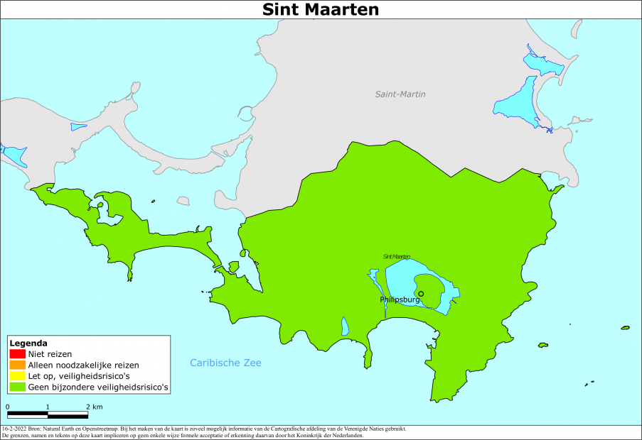 Reisadvies voor Sint Maarten