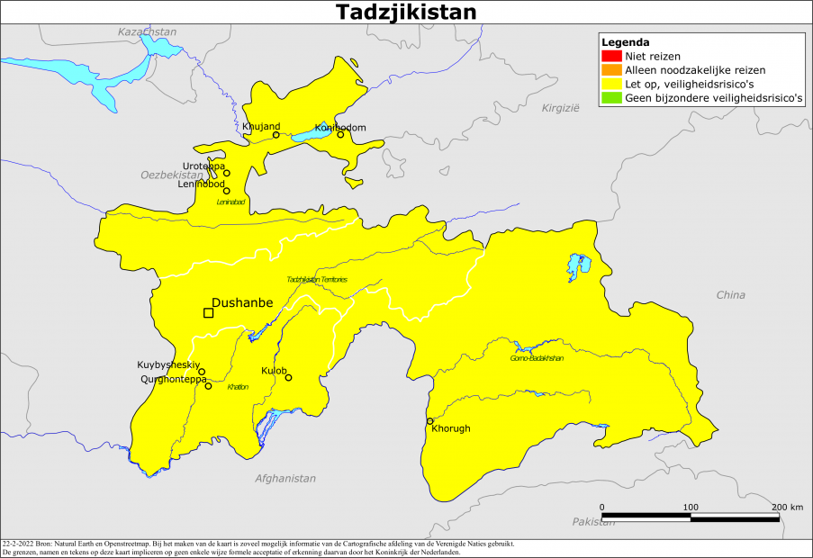 Reisadvies voor Tadzjikistan
