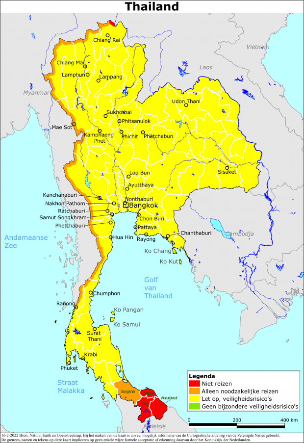 Reisadvies voor Thailand