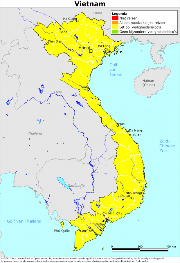 Reisadvies voor Vietnam