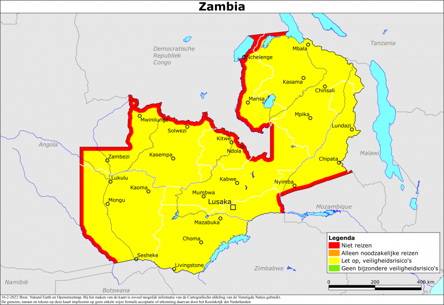 Reisadvies voor Zambia