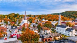 Weer en temperatuur in Vermont in maart 2026