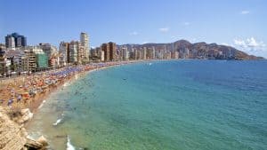 Weer en temperatuur in Benidorm in juli 2018