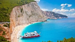 Lefkas temperaturen, klimaat en het weer per maand