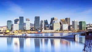 Oslo temperaturen, klimaat en het weer per maand