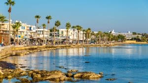 Paphos temperaturen, klimaat en het weer per maand
