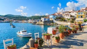 Samos temperaturen, klimaat en het weer per maand