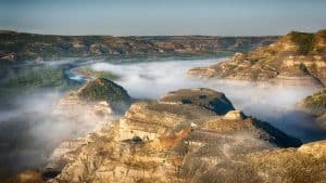 Theodore Roosevelt National Park temperaturen, klimaat en het weer per maand