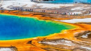 Yellowstone National Park temperaturen, klimaat en het weer per maand