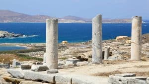 Delos temperaturen, klimaat en het weer per maand