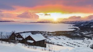 Abisko temperaturen, klimaat en het weer per maand
