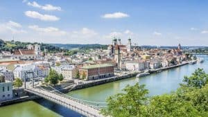 Passau temperaturen, klimaat en het weer per maand