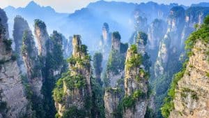 Zhangjiajie temperaturen, klimaat en het weer per maand