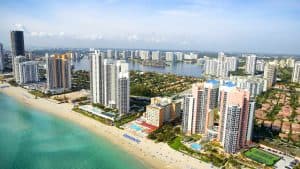Miami Beach temperaturen, klimaat en het weer per maand