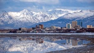 Anchorage temperaturen, klimaat en het weer per maand