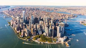 Manhattan temperaturen, klimaat en het weer per maand