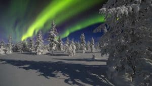 Kakslauttanen temperaturen, klimaat en het weer per maand