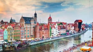 Gdańsk temperaturen, klimaat en het weer per maand