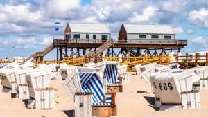 Sankt Peter-Ording temperaturen, klimaat en het weer per maand