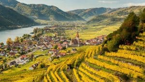 Wachau temperaturen, klimaat en het weer per maand