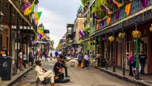 New Orleans temperaturen, klimaat en het weer per maand